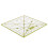 Ruler Patchwork Grid Line Templates Measuring Tool Color Orange Clear Plastic Formwork Design Sewing Quilt Precise Sew 5