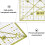 Square Tool Ruler for Sewing and Quilting with Grid Lines 2