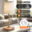Cordless Touch Table Lamp with Fabric Shade, 3 Colour 5