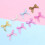 HOOWIFFY Silver Handmade Bows Premium Polyester for Decorative Use 100Pcs 7