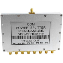 1PièCes 8 Way SMA Power Splitter 500Mhz-3000MHz, SMA Female Power Divider Signal Cable Splitter Female Divider Distributeur