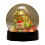 Transparent LED Christmas Ball Night Light - 12cm 2