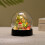 Transparent LED Christmas Ball Night Light - 12cm 4