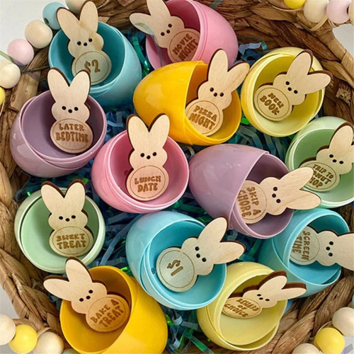 Jetons de récompense Lapin de Pâques pour enfants (21 pièces) 2