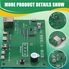 3 w 1 Kabel USB Tester Triady Kabel łAdująCy Karta Testowa Tpye-C  USB MiniUSB PłYtka Drukowana PrzewóD Danych UrząDzenie Testowe