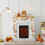 2-Pack 12ft Autumn Maple Leaf Pumpkin Garland 3