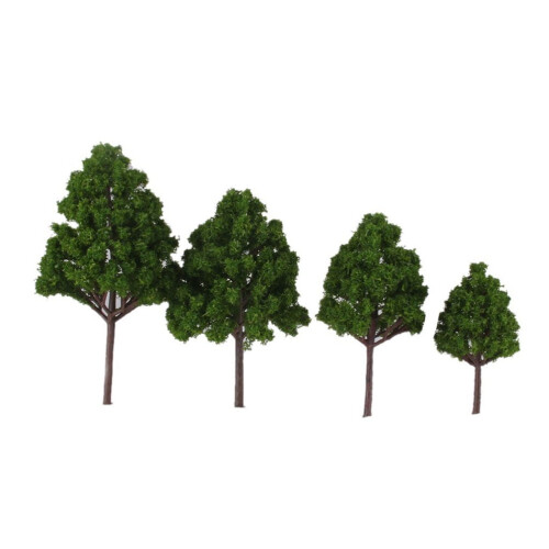 20pcs Miniature Model Trees for DIY Craft Scenery 1