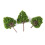 20pcs Miniature Model Trees for DIY Craft Scenery 7