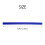 Silicone Measuring Dough Thickness Strips 38cm,Rolling Pin Spacers Sticks for Baking, Pizza, 3 Size Dough Rolling Strips 7