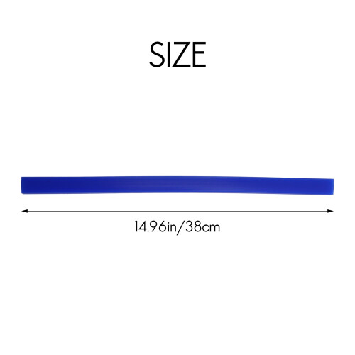 Silicone Measuring Dough Thickness Strips 38cm,Rolling Pin Spacers Sticks for Baking, Pizza, 3 Size Dough Rolling Strips 2