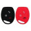 Custodia per chiave auto in silicone a 3 pulsanti, nera 7