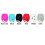 Custodia per chiave auto in silicone a 3 pulsanti, nera 8