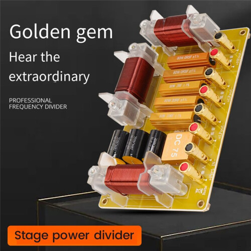 1500W Audio Frequency Divider 2 Way Audio Crossover 12 15 Inch Stage Performance High Power Frequency Divider 2