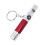 Whistle Keychain Compass Survival Torch Light Flashlight Travel 3