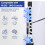 Cooling Fan for PS5 Slim Console, Quiet Cooling System with Memory Function and LED Light, Cooler Accessories -White 6
