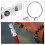 Whistle Keychain Compass Survival Torch Light Flashlight Travel 5