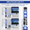 Cooling Fan for PS5 Slim Console, Quiet Cooling System with Memory Function and LED Light, Cooler Accessories -White 8