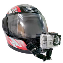 Motorcycle Helmet Chin Mount Curved Adhesive Arm for Hero 9 8 7 6 5 4 Action Camera Accessories