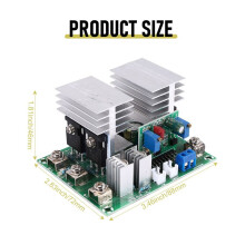 50HZ Onduleur 12V à 220V Carte de Pilote D'Inverseur à Onde SinusoïDale 500W avec RéGulateur de Tension