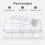 Σετ σεντόνια Luxury1800 Ultra-Soft Microfiber, Διπλά Βουρτσισμένα, Βαθιές Τσέπες, 4 τεμάχια 8
