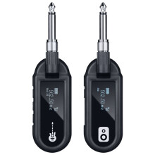 M02 UHF System InaláMbrico Transmisor y Receptor para Guitarra ViolíN Bajo Piano EléCtrico Teclado Instrumento BateríA EléCtrica
