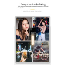72cm Anti-Shake Mobile Phone Gimbal Stabilizer Selfie Stick Aluminum Alloy Handheld Stabilizer Black