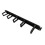 1U 19 Inch Rack Cabinets Cable Management Network Organizer Network Brush Panel Five Ring Detachable Wire Manager Frame 9