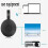 Synchronized Screen Projector 2.4G 1080P Screen External Antenna Wireless Same Screen Projector Computer with TV Monitor 3