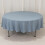 BalsaCircle 90" Dusty Blue Polyester Round Tablecloth 4