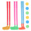 2 sets plastic golfclubs voor peuters en baby's 6