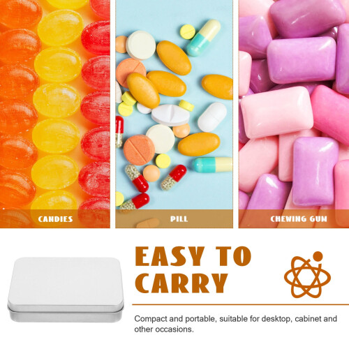 1Pack Candy Tins In Silver For Storing Sweets And Snacks At Parties 2