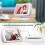 Stand for Echo Show 8,  Speaker Stand Mount Bracket Holder for Echo Show 8, Table Mount Accessories - White 3