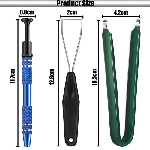 7 Pieces of Keyboard Lubricating Oil  Puller Kit IC Extractor  Puller Key for Removing Electronic Components 2
