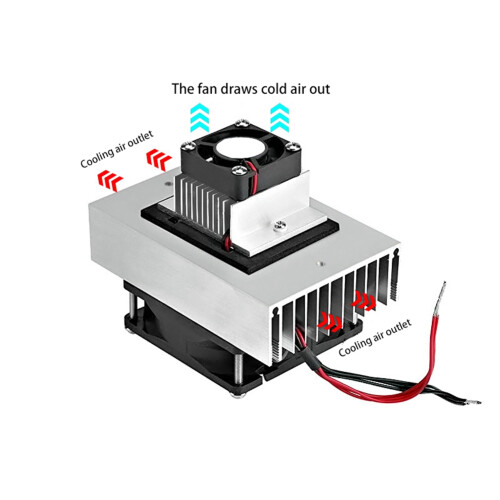 DIY Cooling System Kit Semiconductor Thermoelectric Peltier Refrigeration Cooling System Air Conditioner Cooling System 1
