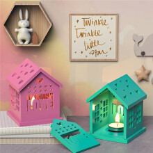 3D Combined Heart House Tealight Holder Silicone Mold, House Candle Holder Mold for Epoxy Resin
