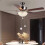 2Pcs 21" Ball Beaded Ceiling Fan Pull Chain Extension – Compatible with Ceiling Fans & Lights 4