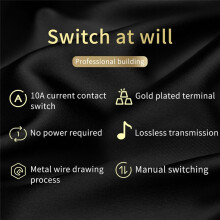 HIFI Lossless 4 IN 1 Out 2 IN 1 OUT Hifi Stereo RCA Audio Source Input Signal Switcher  Splitter Selector Box(B)
