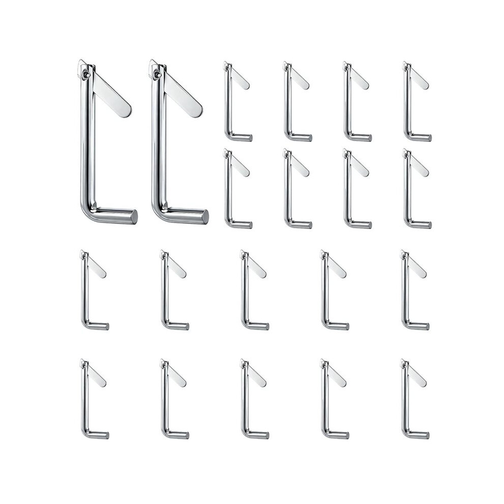 20P Galvanized Steel Scaffolding Toggle Pins Sturdy Scaffold Locking Pins For Construction Frames Furniture Diy Projects 6031193685310