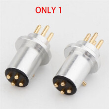 DIN Gold Plated Plug Turntable Tonearm 4 Pin Male DIN Connector for REGA LINN ROKSAN PROJECT GRACE