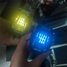Auto-Kristall-Universal-Modifizierter Schaltknauf, Hebel, Handball, Mehrfarbiges LED-Licht, Auto 13524R, Modifizierter Schaltknauf, 6-Gang