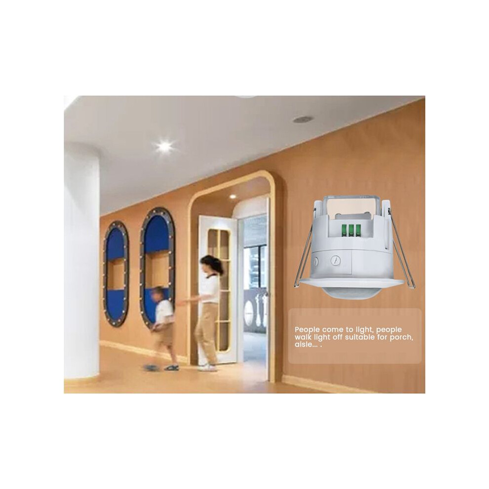 Ceiling Recessed Pir Motion Sensor Infrared Adjustable Detector For Lamp Corridor Warehouse Stairs Porch 6031677498214