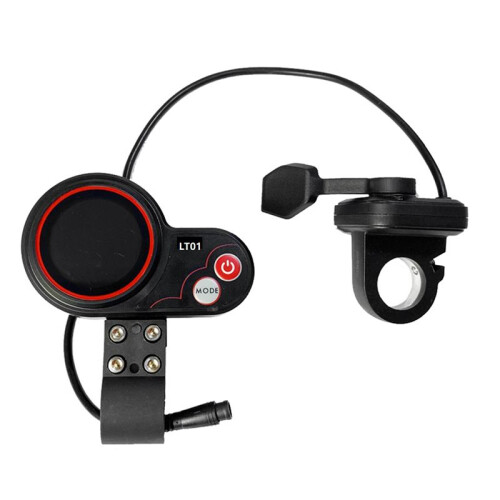 LT01 Display Thumb Throttle+6PIN Ignition Lock Key for Kaabo Mantis 8/10 Kaabo Wolf WarriorX/Wolf Warrior11 E Scooter 1