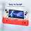 For  Ally Handheld Game Console All-Inclusive Silicone Protective Case Handheld Anti-Drop Protective Case,Red 5