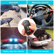 Car Key Fob Keyless Entry Remote 315MHz BGBX1T478SKE125-01 for 3 Seden 2010-2013 4 Buttons with Door Key