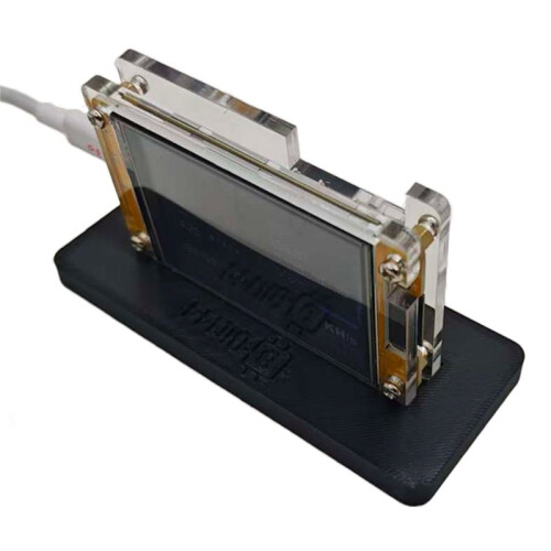 Minerador NMMiner NerdMiner Atualizado de 735Kh/S + Base de Suporte para BTC Solo com Tela Inteligente de 2,8 Polegadas e Tecnologia Touchscreen 2