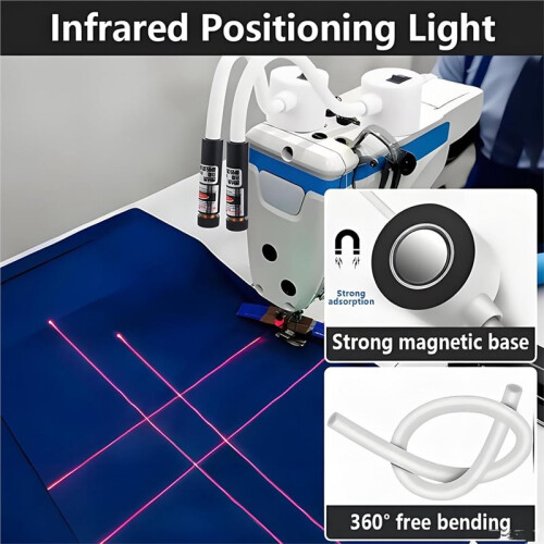 Magnetic Positioning Quilting Light for Sewing Machine -Mode //Dot Guiding Light for Different Sewing Tasks C 2