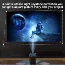 Voor Android Projector 300ANSI Lumen Draagbare Projector 4K met WIFI 1080P Home Movie Theater Beamer