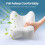 Knee Pillow for Side Sleepers – Memory Foam, Adjustable Strap, Spine Alignment, Sciatica & Joint Relief, Compatible with All Beds 4