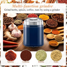 Coffee Bean Grinder 1PC Household Electric Grains and Cereals Crushing Small Powdering Stainless Steel Grinder US Plug
