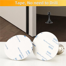 4-Pack Stainless Steel Door Stops Thickened Luxury-Style Door Barrier Bedroom Strong Magnet No-Drill Door Holders White